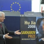 Remise du Prix Sakharov à Hu Jia