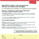 Carton Rouge au mal-logement