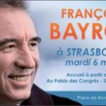 François Bayrou à Strasbourg le 6 mars