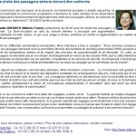 Plus de droits pour les usagers des transports aériens!