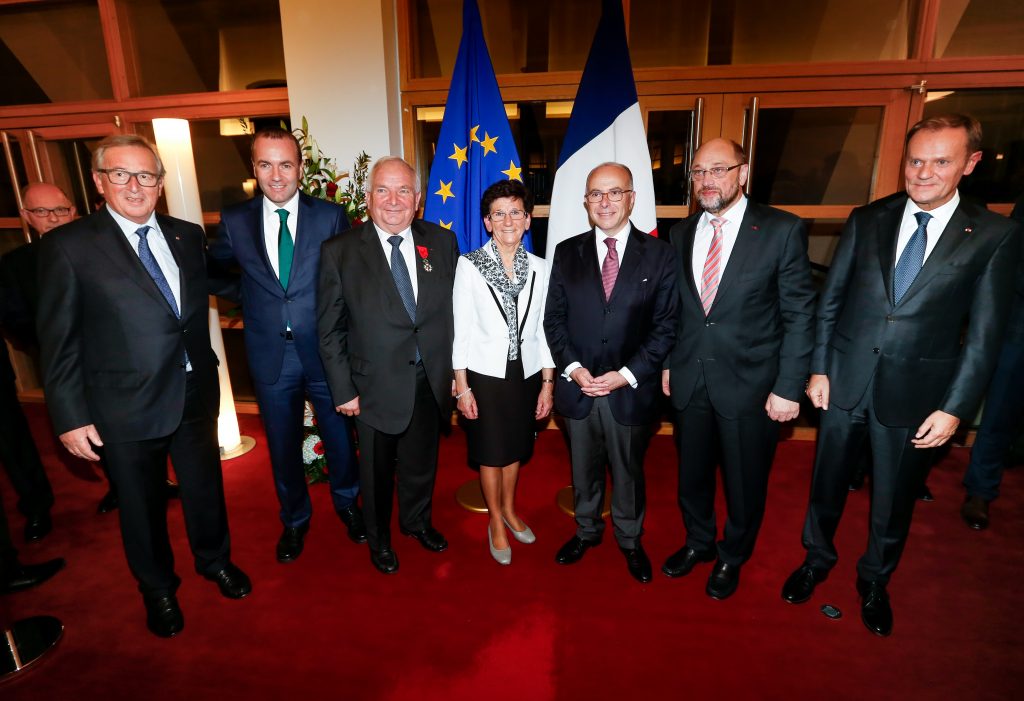 DAUL Joseph; CAZENEUVE, Bernard - French Minister of Interior; SCHULZ, Martin (S&D, DE) EP President; TUSK Donald; JUNCKER, Jean-Claude EC President; WEBER, Manfred (EPP, DE)